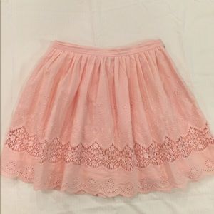 Forever 21 pink lace skirt